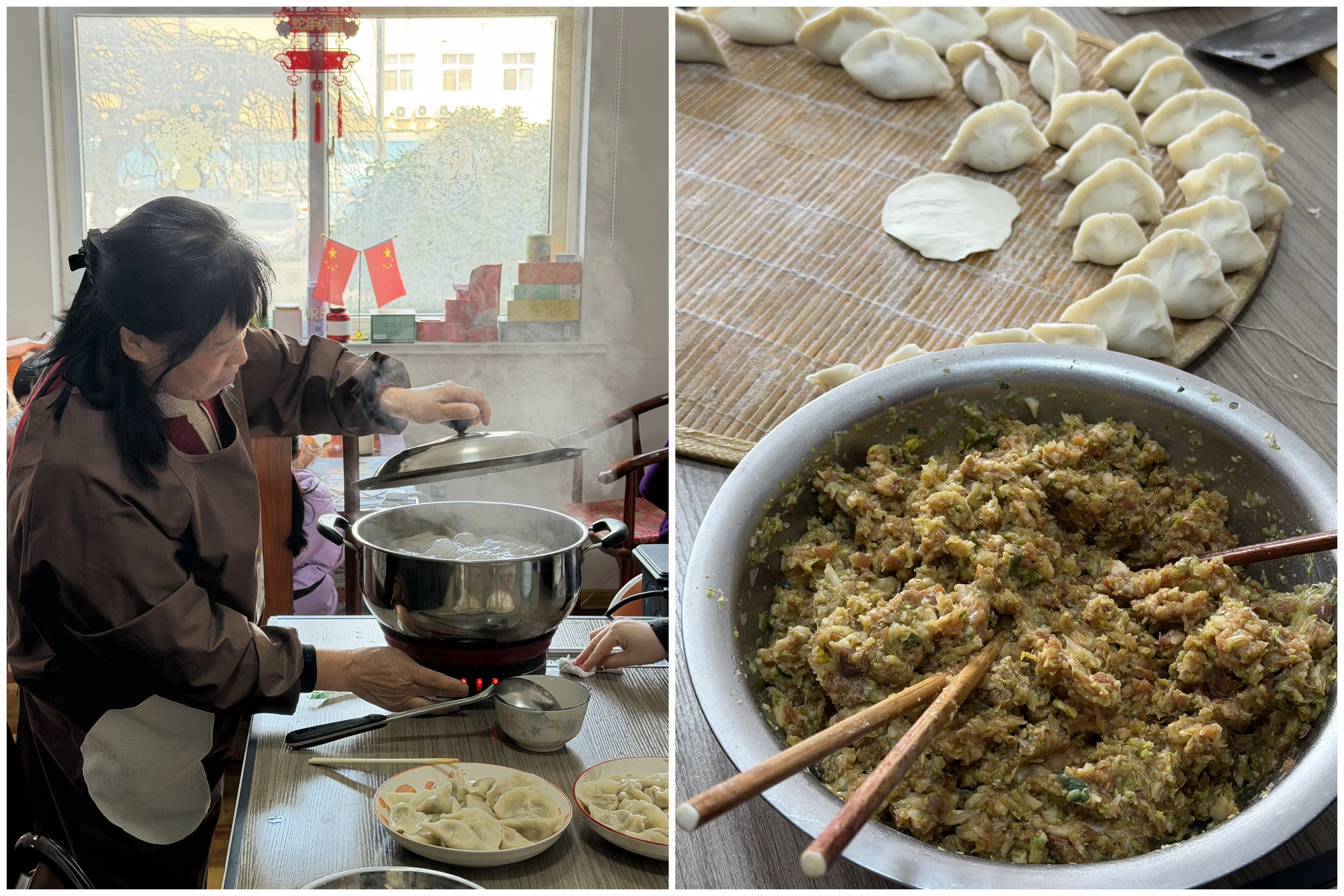 Haozhifeng đón Tết nhỏ bằng truyền thống bánh bao