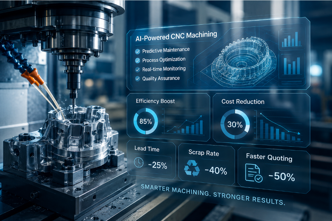 Trí tuệ nhân tạo có thể giúp gia công CNC nhanh hơn và tiết kiệm chi phí hơn không?