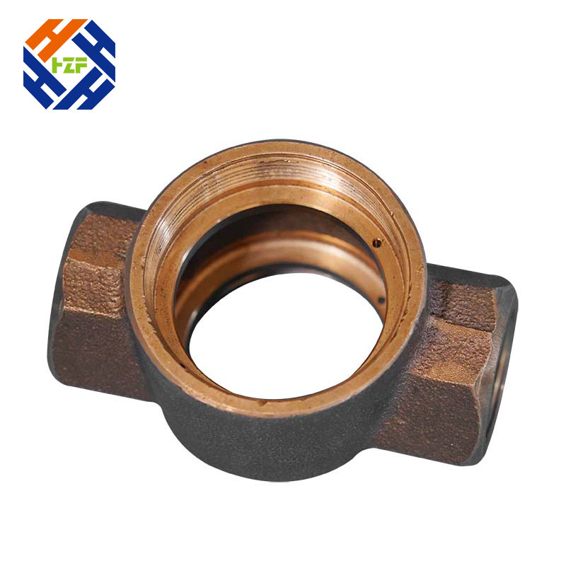 Lắp ống giảm Tee Cast Bronze Valve