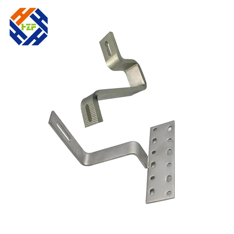 Bảng điều khiển bằng thép không gỉ gắn giá đỡ móc mái năng lượng mặt trời